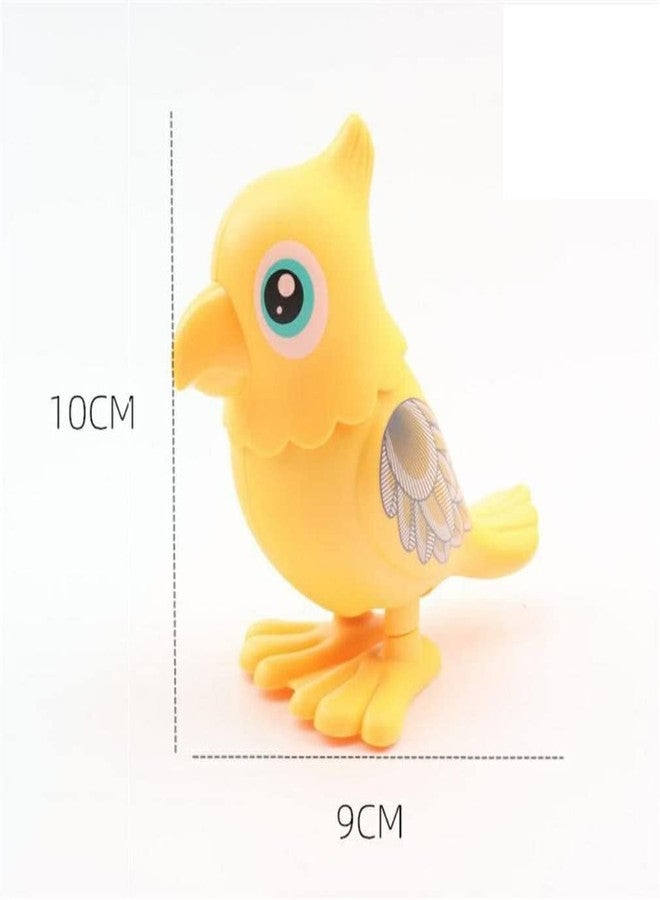 Quasar Wind Up Cute Colorful Parrot Toy Pull Back Toy Key Operated Mobilization Vehicle Playsets Fantastic Birthday Gifts Little Kids Picnic Playing Your Children (Pack of 1) - Multicolor - Image 2